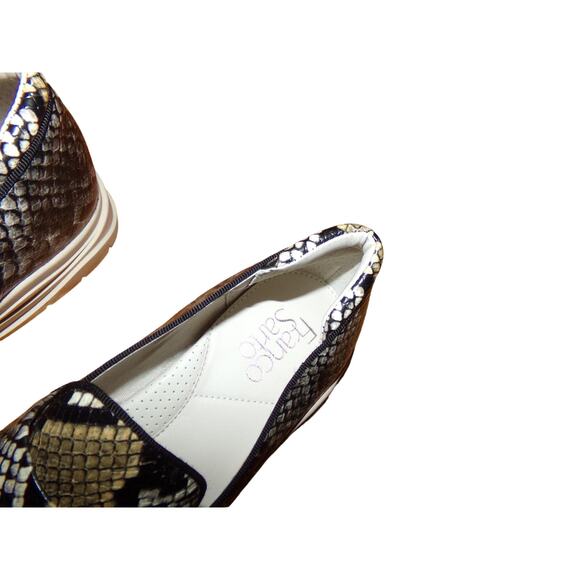 Franco Sarto Metta reptile print lug sole loafers 6 M Excellent‎ condition - Picture 4 of 5